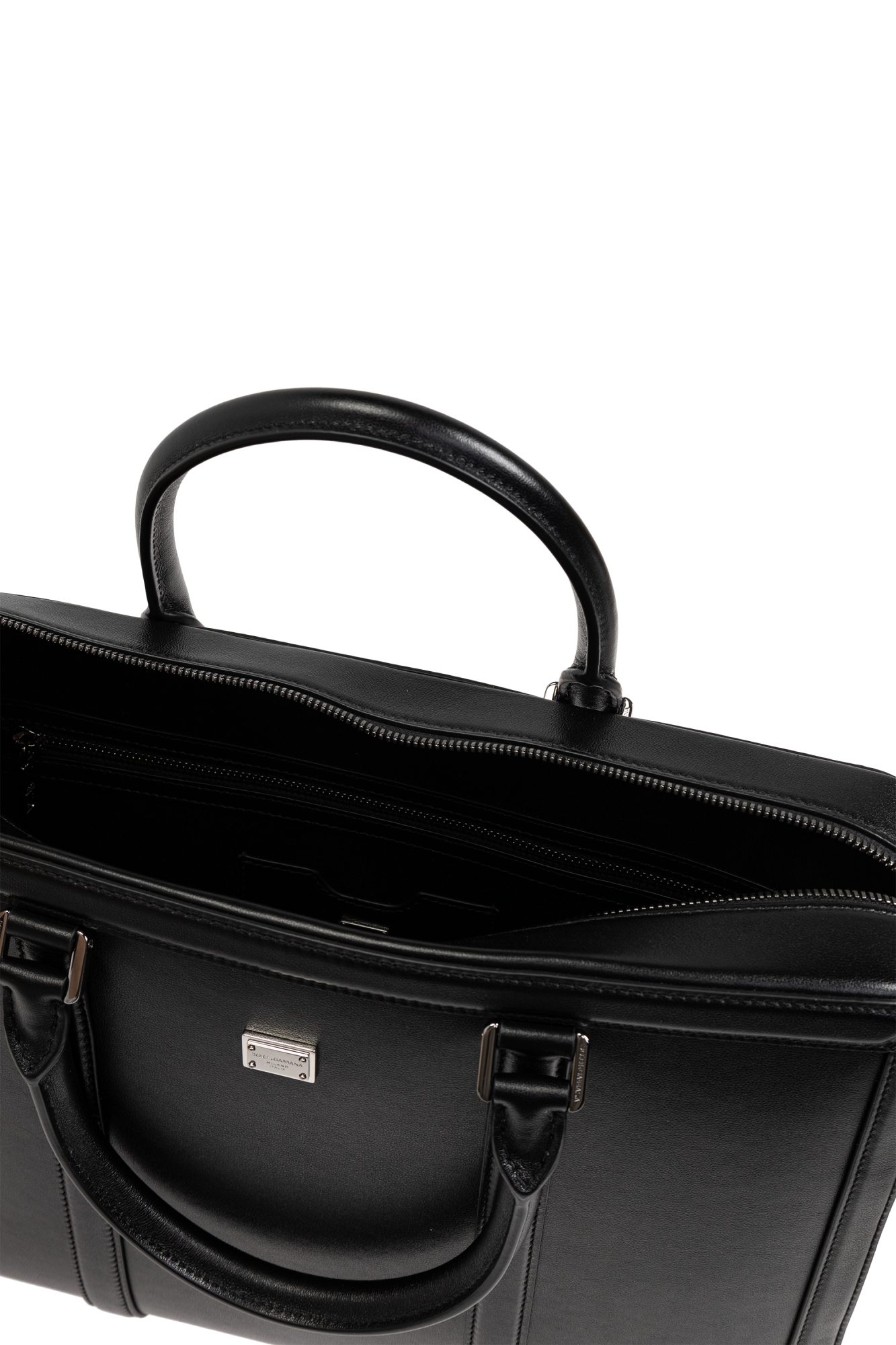 SchaferandweinerShops Japan - Black Leather Briefcase Dolce